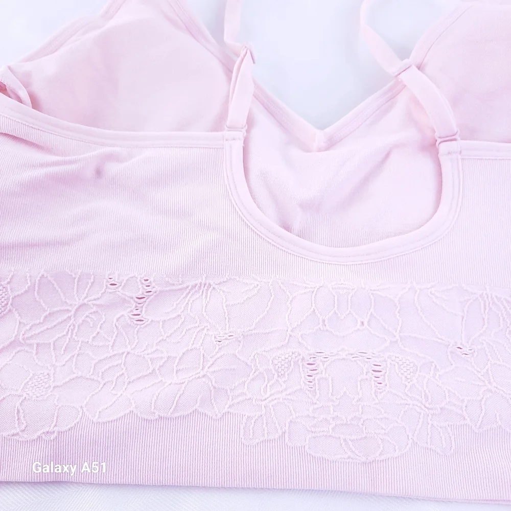❤️ NWT XXL No Boundaries Pink Wireless Bra with Adjustable Straps - Picture 8 of 8